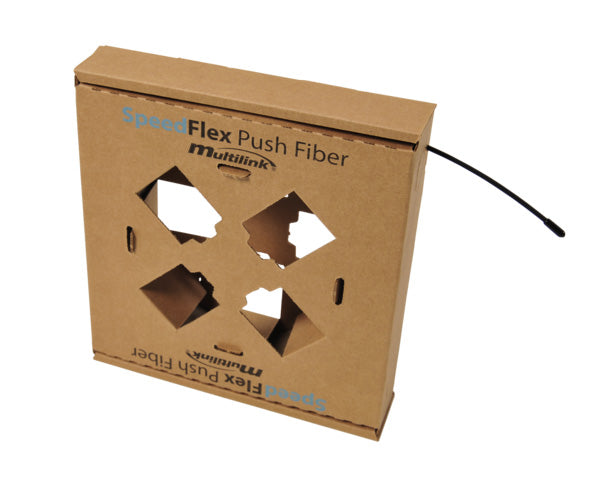 1 Fiber SpeedFlex™, Orange 
(Indoor/Outdoor), 100 Ft. Payout Box