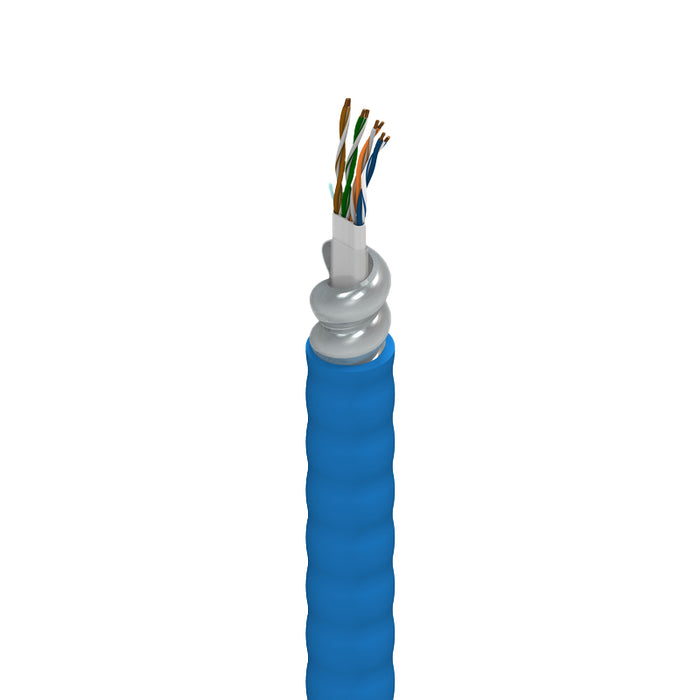 121872A DataTuff® CAT 6 Industrial Grade, 23 AWG, 4PR, U/Utp, DataTuff Bonded-Pair Twisted Cable - 1000ft