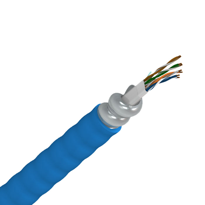 121872A DataTuff® CAT 6 Industrial Grade, 23 AWG, 4PR, U/Utp, DataTuff Bonded-Pair Twisted Cable - 1000ft