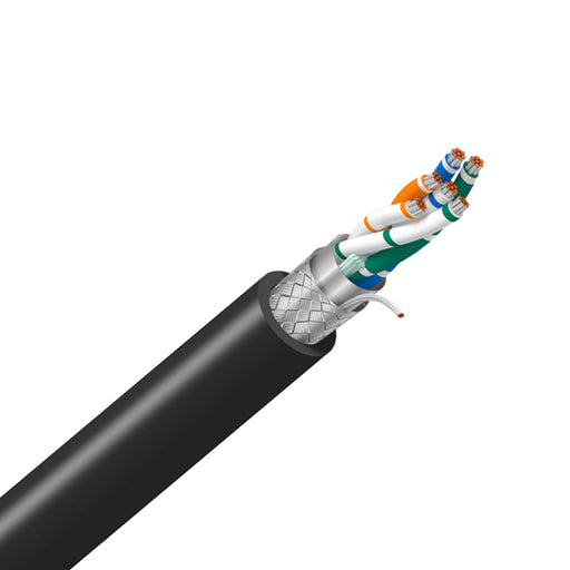 3108A RS-485 Industrial Grade Access Control Cable, 3 Pair 22 AWG, OS+TC Brd, PVC Jkt, CM, PLTC, 1000 ft