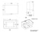 Horizontal Weatherproof Outlet Box line drawing - 60HC, 60HW, 61HC, 61HW