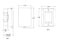 Vertical Weatherproof Outlet Box Line Drawing - 60VC, 60VW, 61VC, 61VW