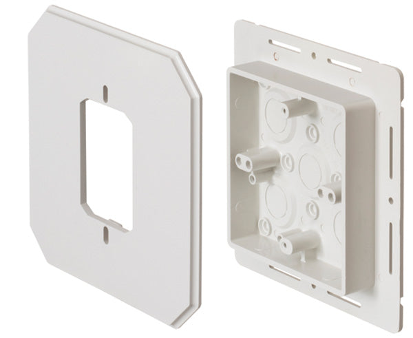 Siding Box Kits For Fixtures; Receptacles, Paintable. UV Rated Plastic, 25 Packs