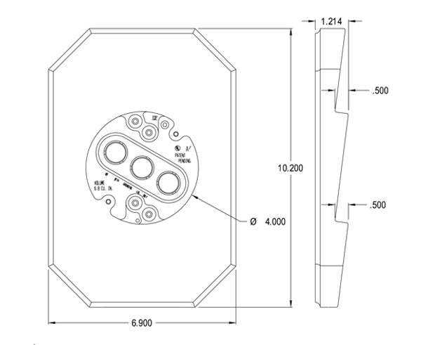 siding mounting kit line drawing