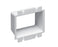 Drywall Mounting Bracket Box Extender - 2 gang