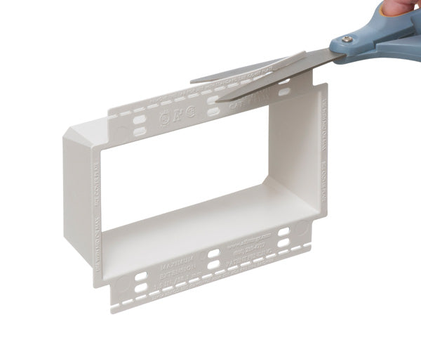 Drywall Mounting Bracket Box Extender Three Gang X-Large