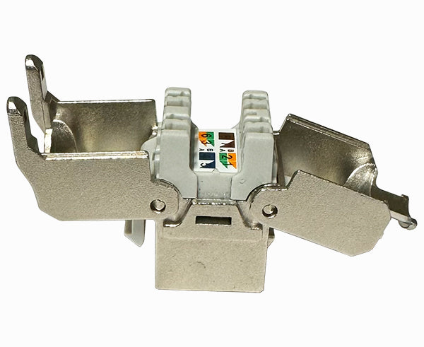 CAT6A RJ45 Keystone Jack, Shielded, MIG+ 10G Rated