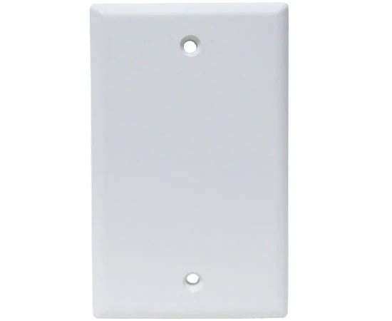 Universal Wall Plates, - 1, 2, 3, 4, and 6 Ports - Almond, Ivory, White