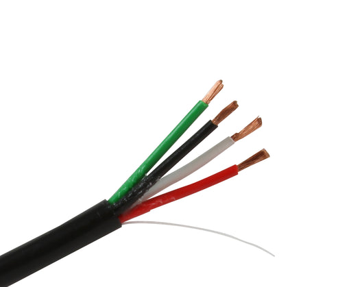 Direct Burial Speaker Wire, Gel Filled, 16/2, 16/4, 14/2, 14/4, Black