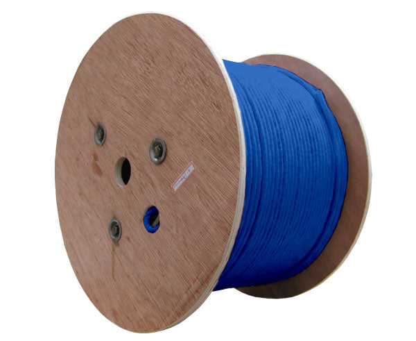 Syston Cable Technology 250 ft. Blue 23AWG 4 Pair Solid Copper Cat6A Plus  CMP (Plenum) Bulk Data Cable 1477-SB-BL-250 - The Home Depot
