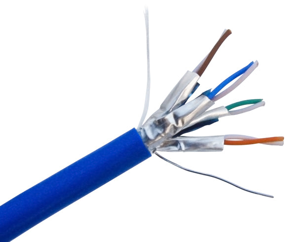 Micro Connectors 100-ft Cat 6A Blue Ethernet Cable in the Ethernet Cables  department at