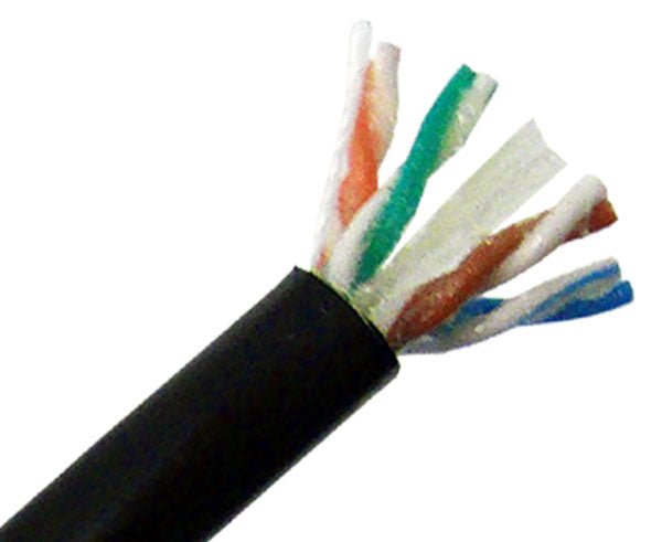 Direct Burial Cat6 Bulk Ethernet Cable with Gel Filling 500ft