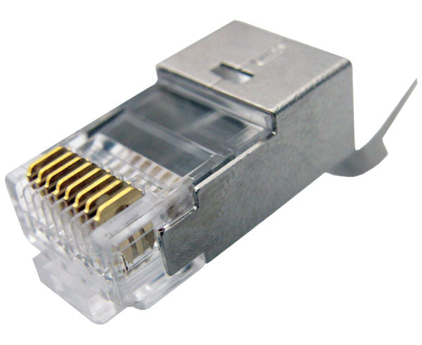 30 piezas) Conector plug RJ45 Fastspeed 8 hilos para cable UTP CAT 6A - CAT7  Blindado Paquete 30 piezas Plug Cat 7 FTP/STP