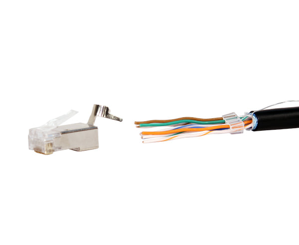 CAT6A/7 Shielded RJ45 Connector - OD Under 8mm