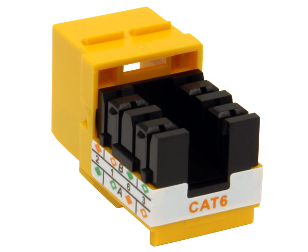 Cat.6 STP 90 Degree 110 Keystone Jack, Advanced Modular Plug Solutions for  Critical Network Applications