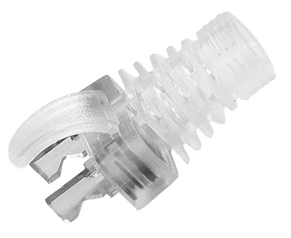 CAT6 28AWG RJ45 Modular Plug with Strain Relief Boot, Unshielded (UTP)