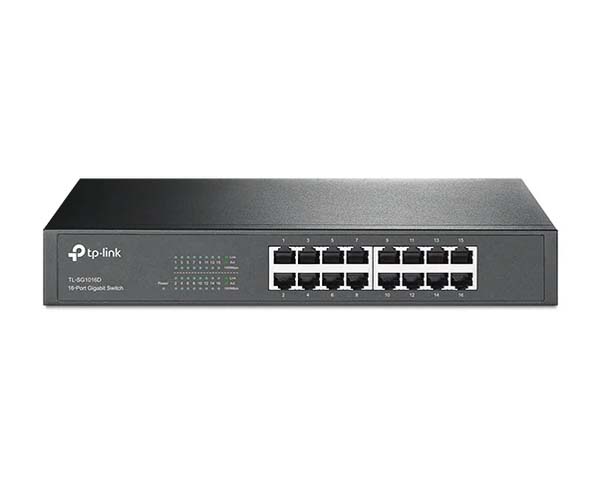 Unmanaged 16 Port Gb Ethernet Switch 10/100/1000Mbps — Primus Cable
